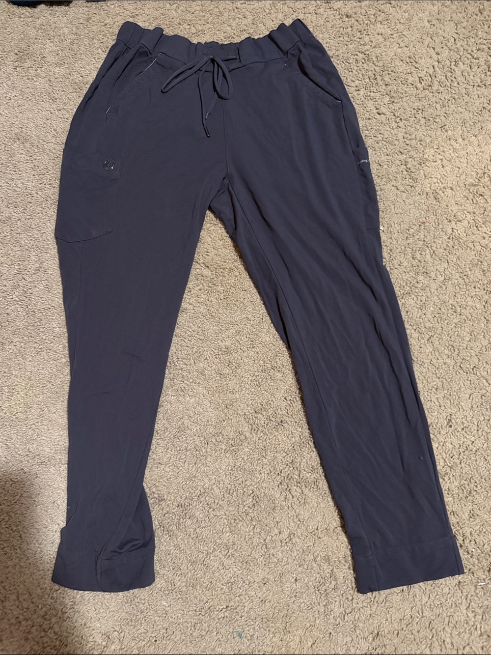 healing hands Gray Drawstring Jogger scrub Pants